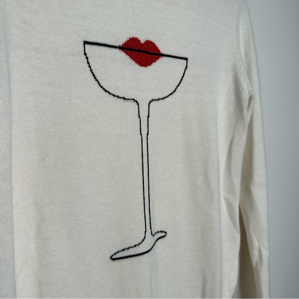 Kate Spade | Cocktail Kiss Sweater Size Small View 4